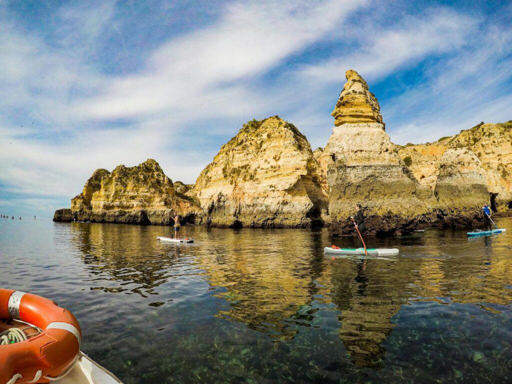 Lagos rocks from a canoe | Photo by -Ehlers Magda