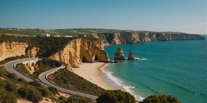 Beautiful coastal road trip from Algarve to Lisbon