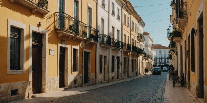 Scenic view of Algarve's beaches and Lisbon's historic streets.