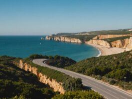 Beautiful coastal road trip from Algarve to Lisbon
