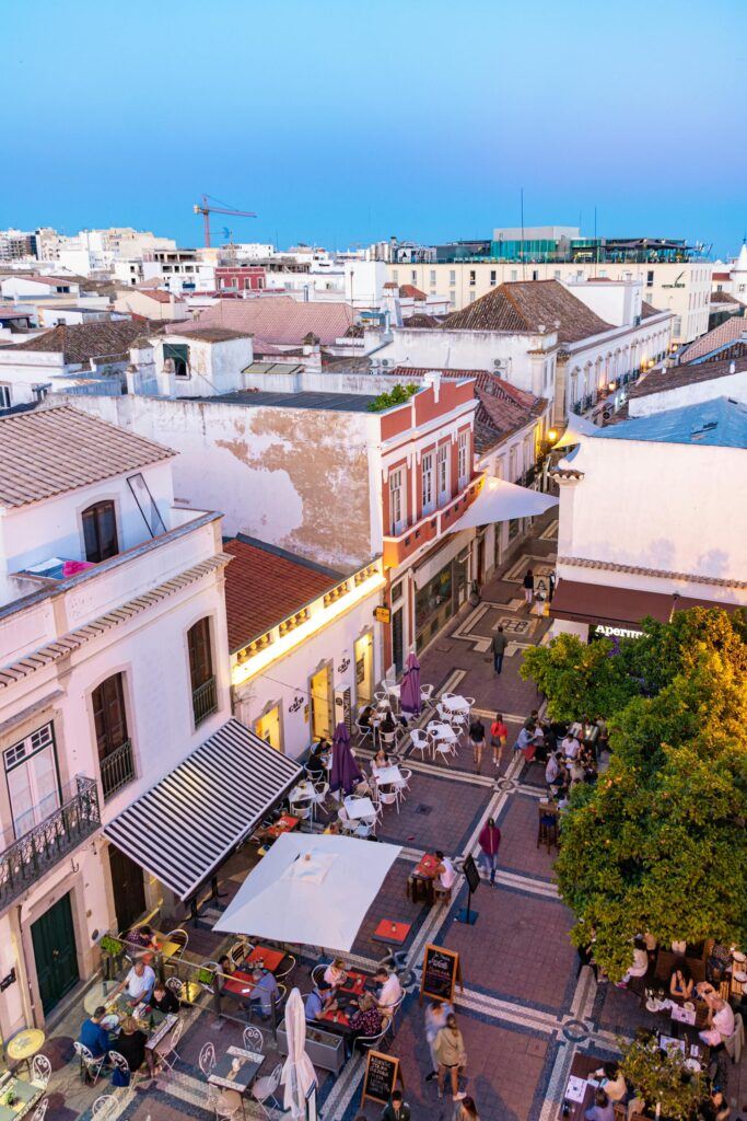 Houses in Faro, Portugal