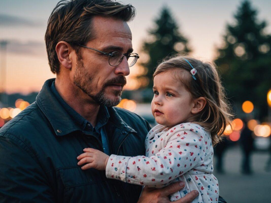 John Gourley with daughter, promoting rare disease awareness.