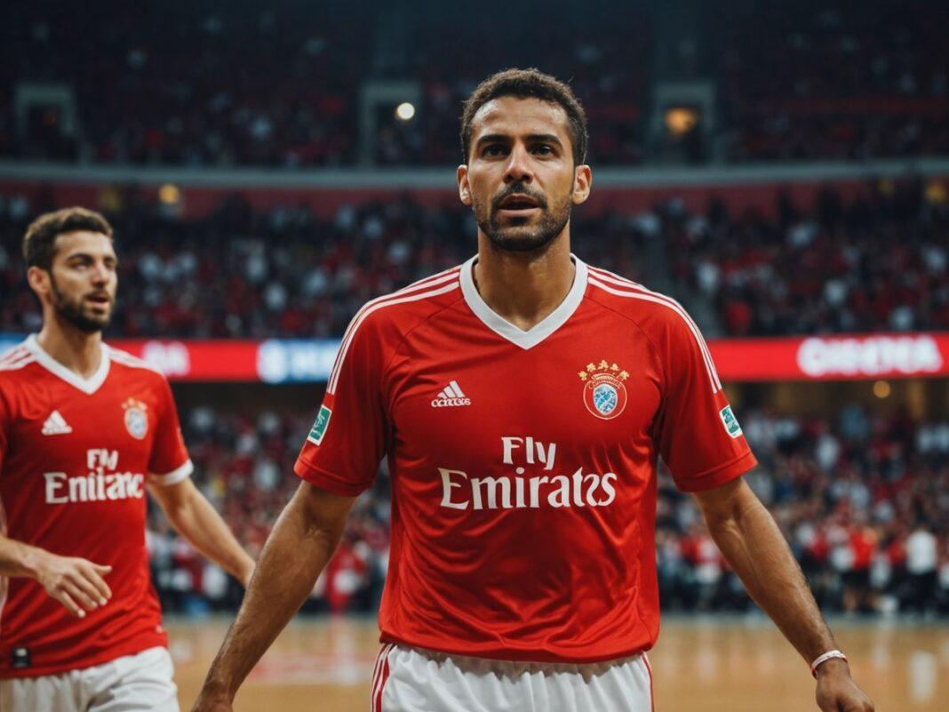 André Coelho celebrates return to Benfica's futsal team