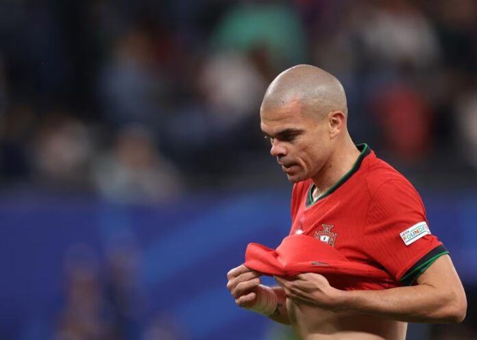 Portuguese defender, Pepe.