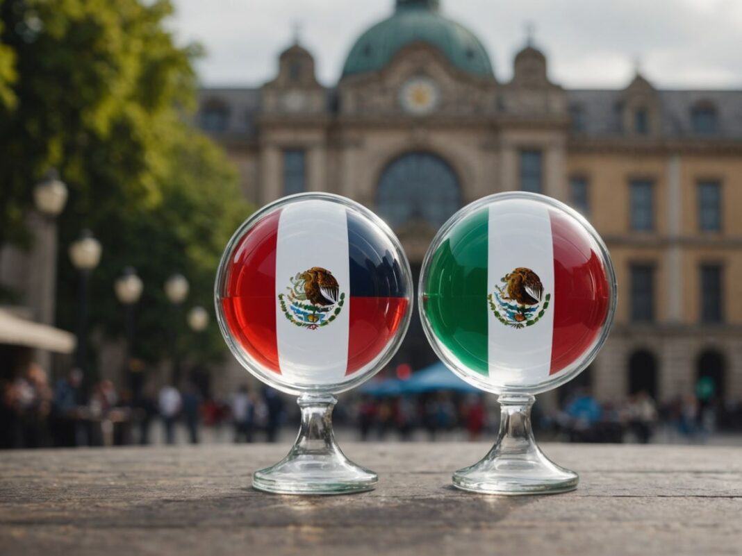 BA Glass logo with Mexico and UK flags