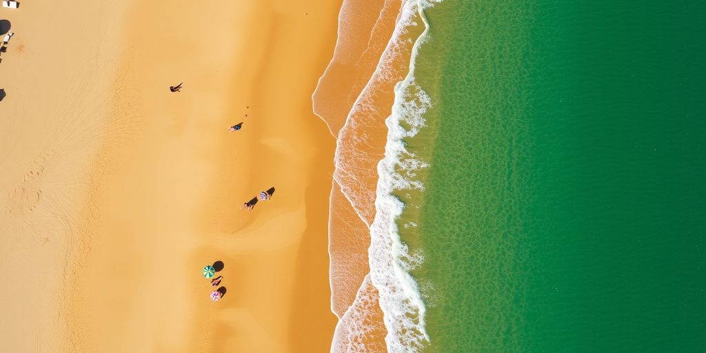 Comporta beach with golden sands and clear waters