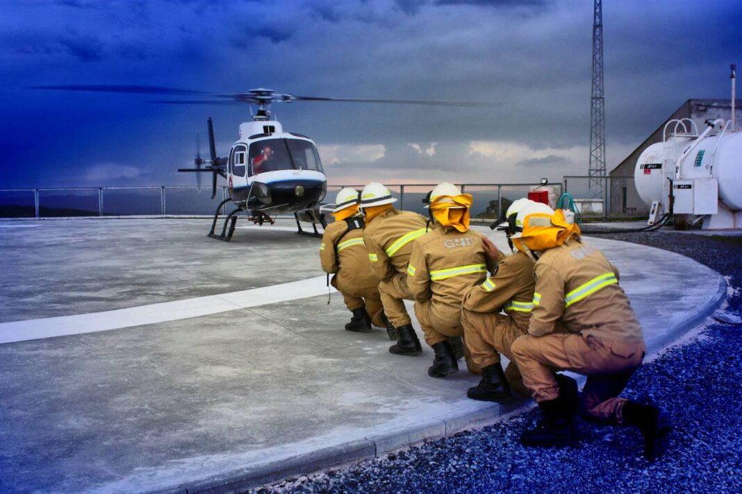 GNR crew ready to board a helicopter