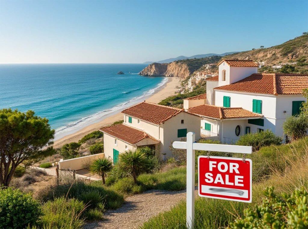 Beach front home in Portugal