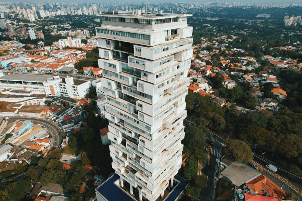 An apartment block in Sao Paolo