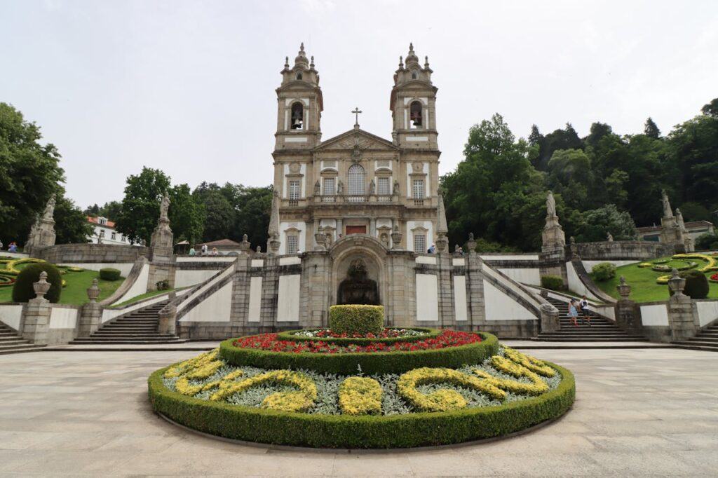 Sanctuary of Bom Jesus do Monte  in Braga, Portugal.