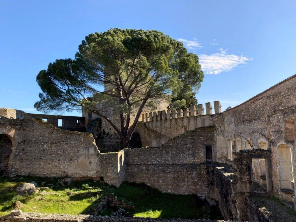 The medieval Convent of Christ in Tomar, Portugal.