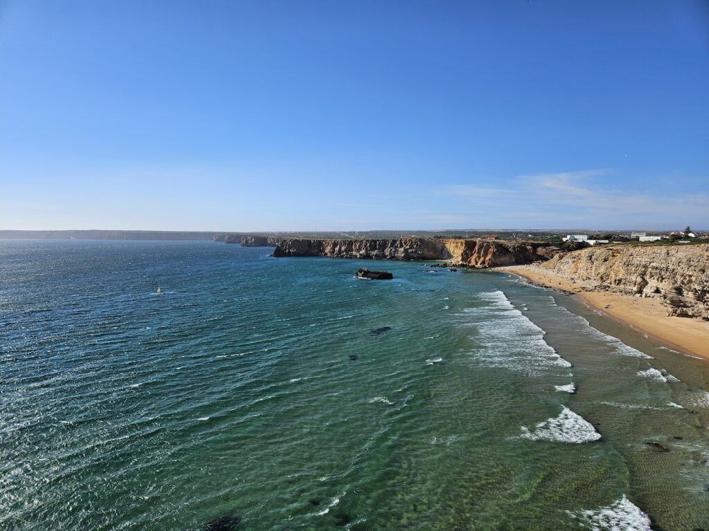 St Vincent coastline in Portugal