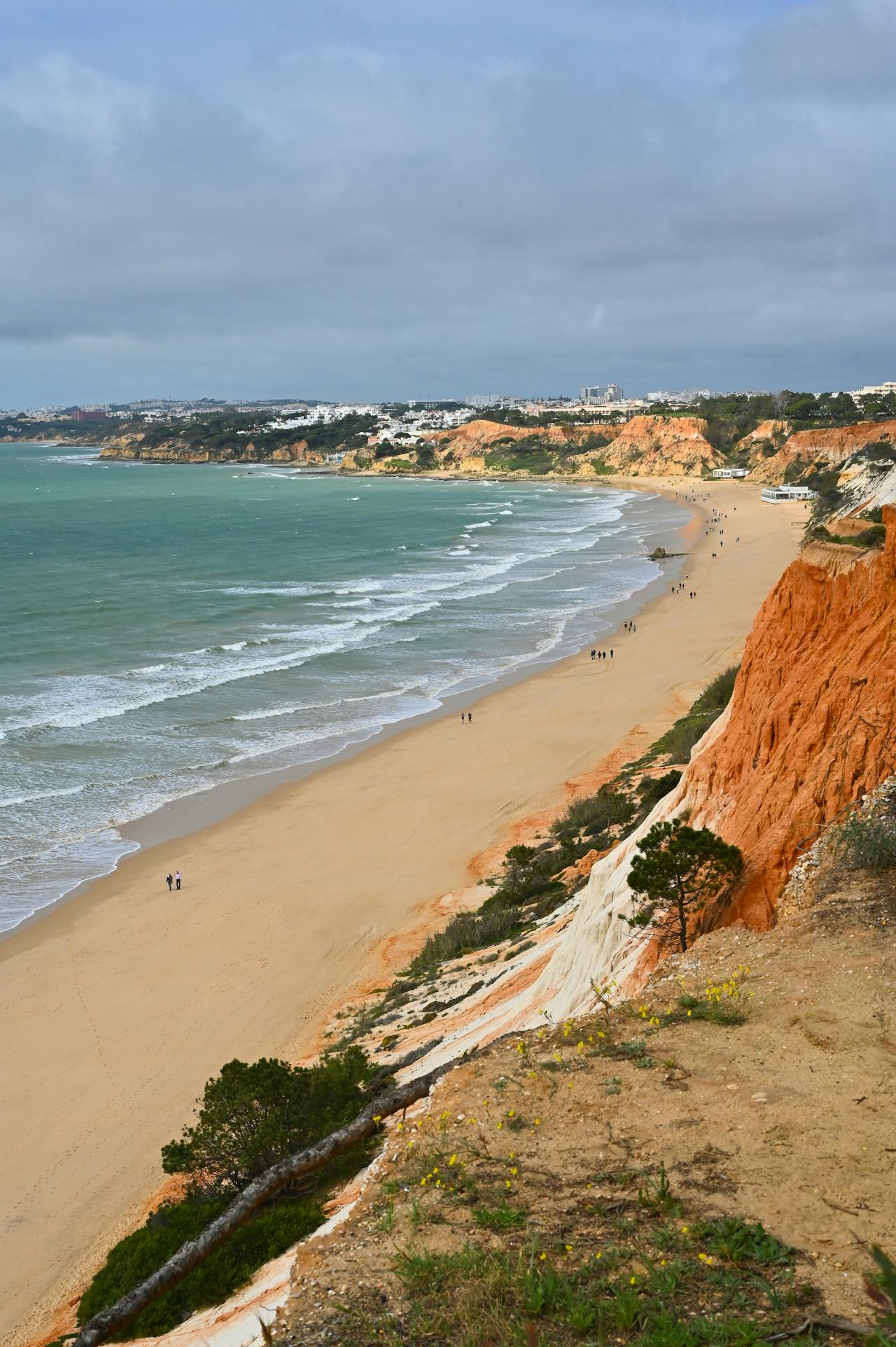 The beach at Albufeira, Portugal