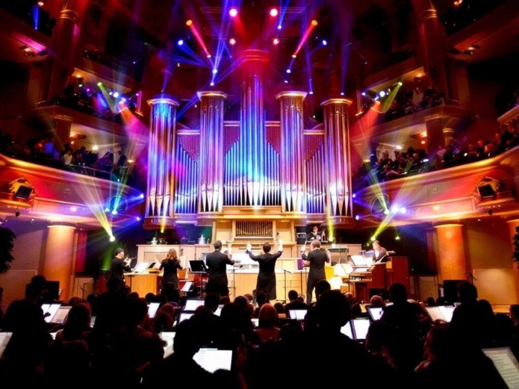 Organists performing at Porto's immersive Organ Festival.