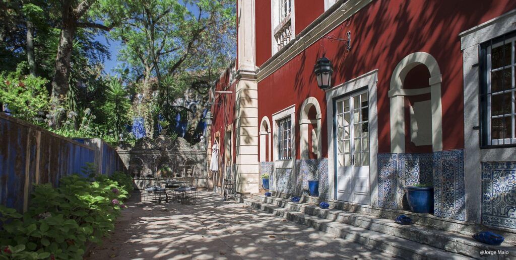 A view of the Fronteira Palace in Lisbon