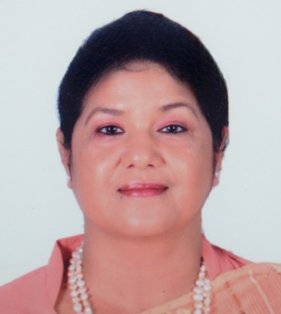 The Bangladesh Ambassador to Portugal, Ms Rezina Ahmed, seen in a head and shoulders portrait photo