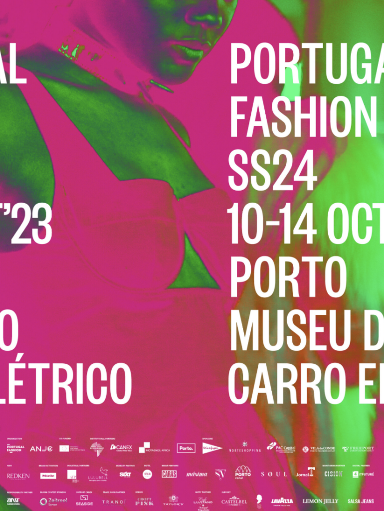 A brochure cover for Portugal Fashion Week SS24