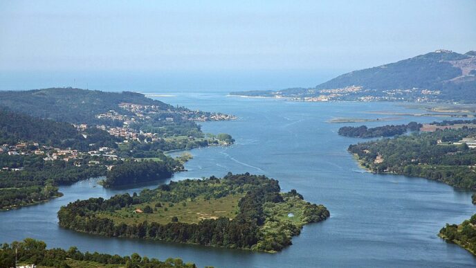 Scenic view of Boega Island with lush greenery and beach.