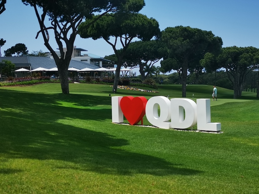 A sign at Quinta da Lago in Portugal