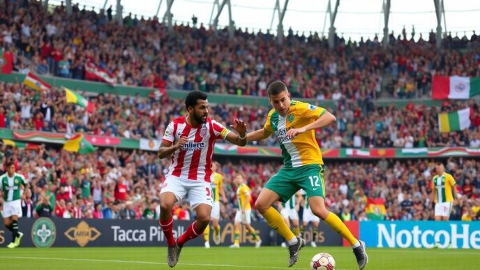 Sporting CP vs Gil Vicente soccer match in action.